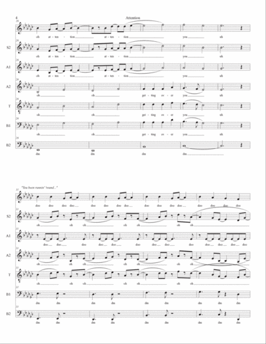 Attention Divisi scores gallery preview page 4