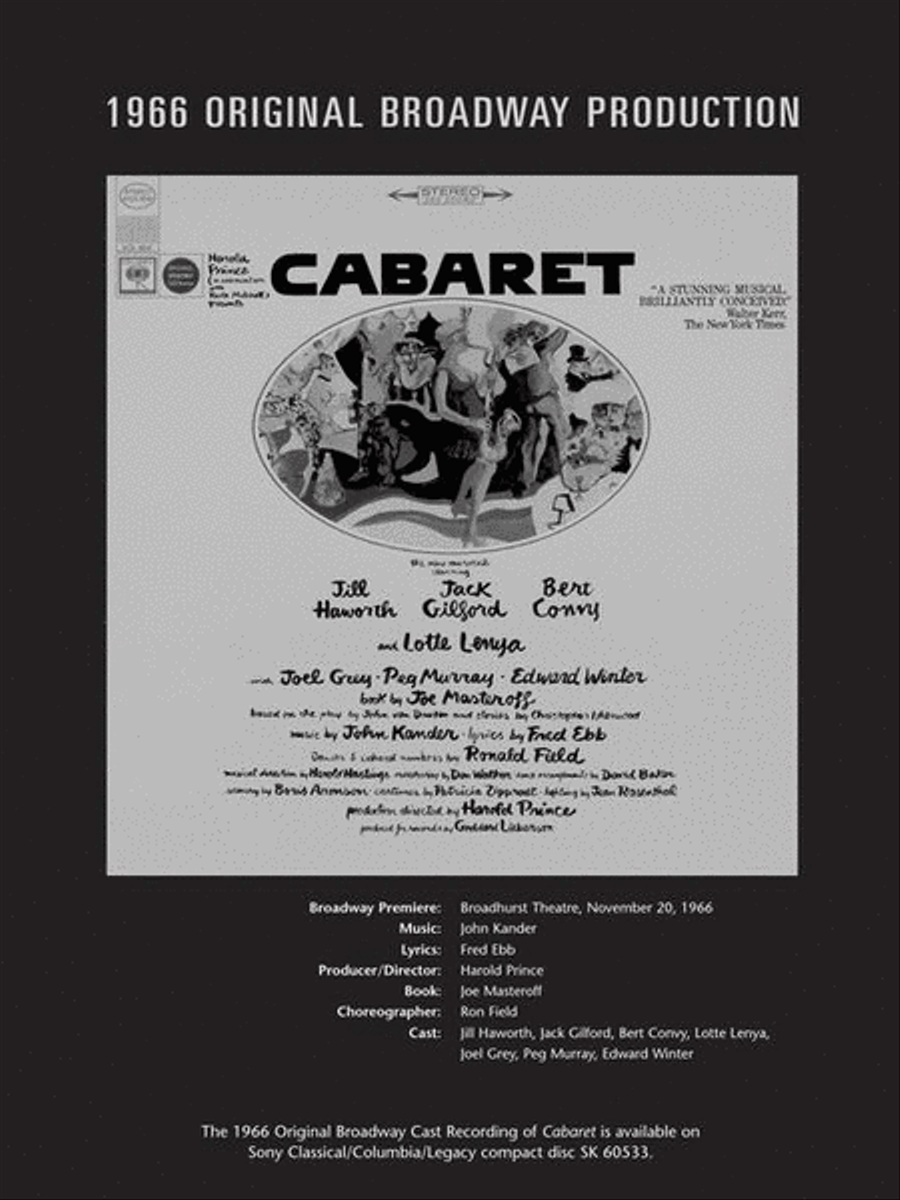 The Complete Cabaret Collection Piano, Vocal, Guitar scores gallery preview page 12