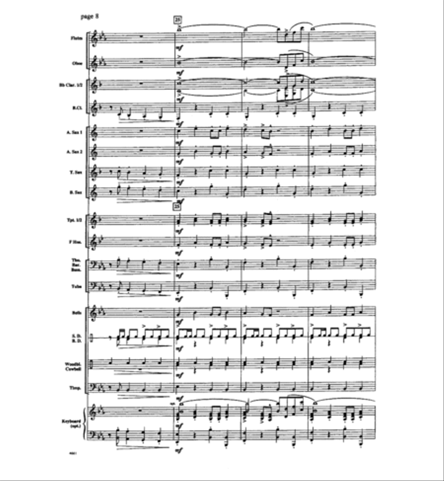 Taco Time Concert Band scores gallery preview page 7