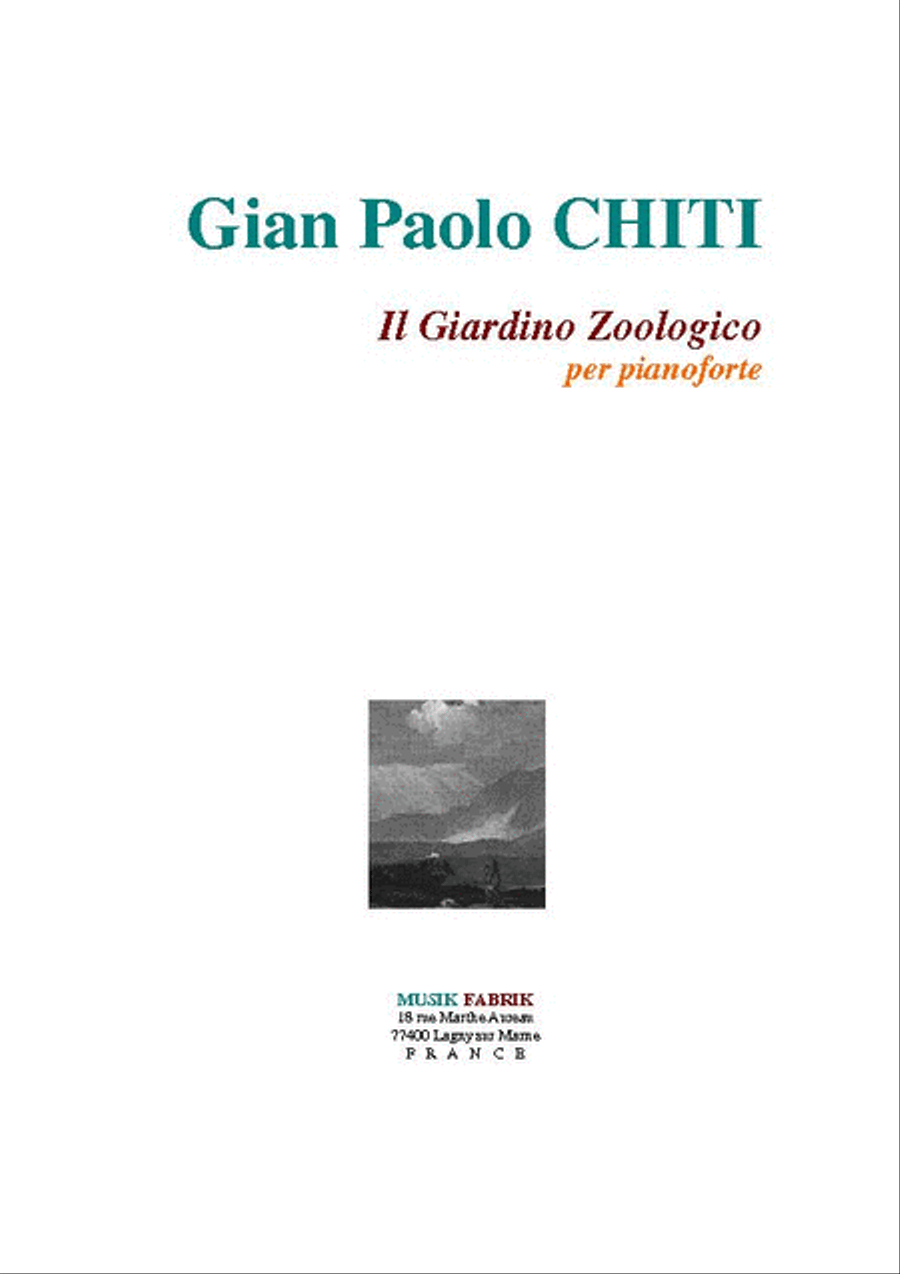 Il Giardino Zoologico Piano scores gallery preview page 1