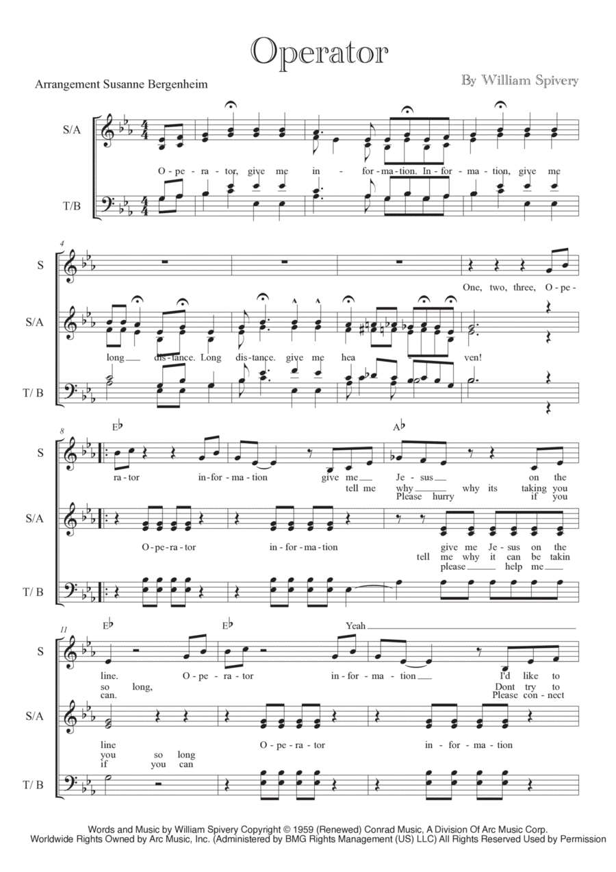 Operator 4-Part scores gallery preview page 1
