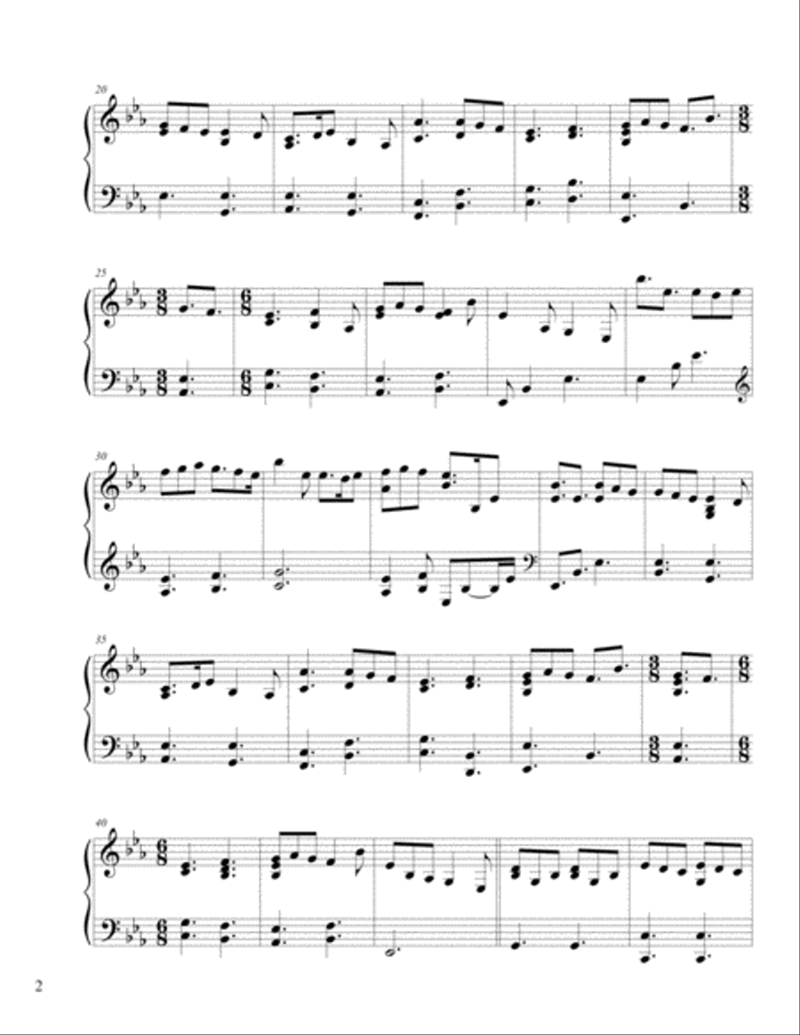 Bring A Torch, Jeanette, Isabella Piano Solo scores gallery preview page 2