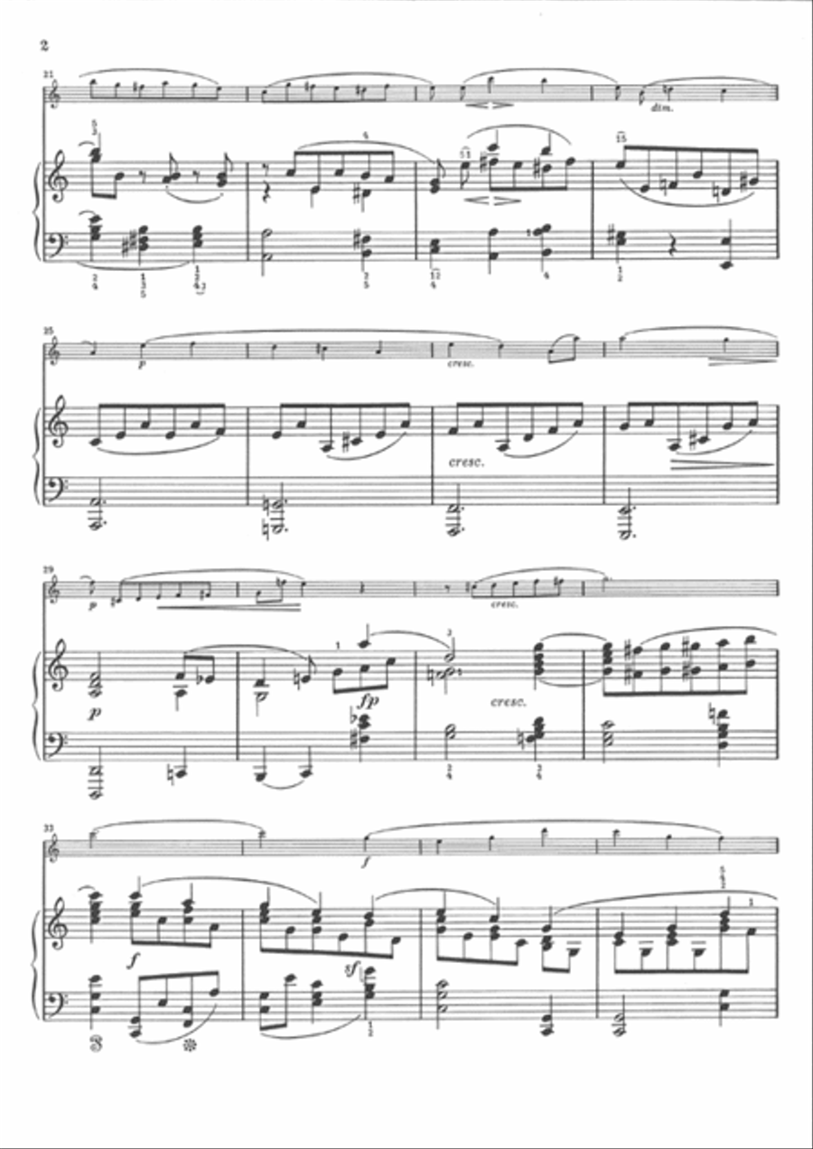 3 Romances for Oboe and Piano Op. 94 Violin Solo scores gallery preview page 4