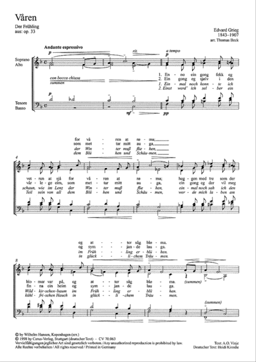 Varen 4-Part scores gallery preview page 1
