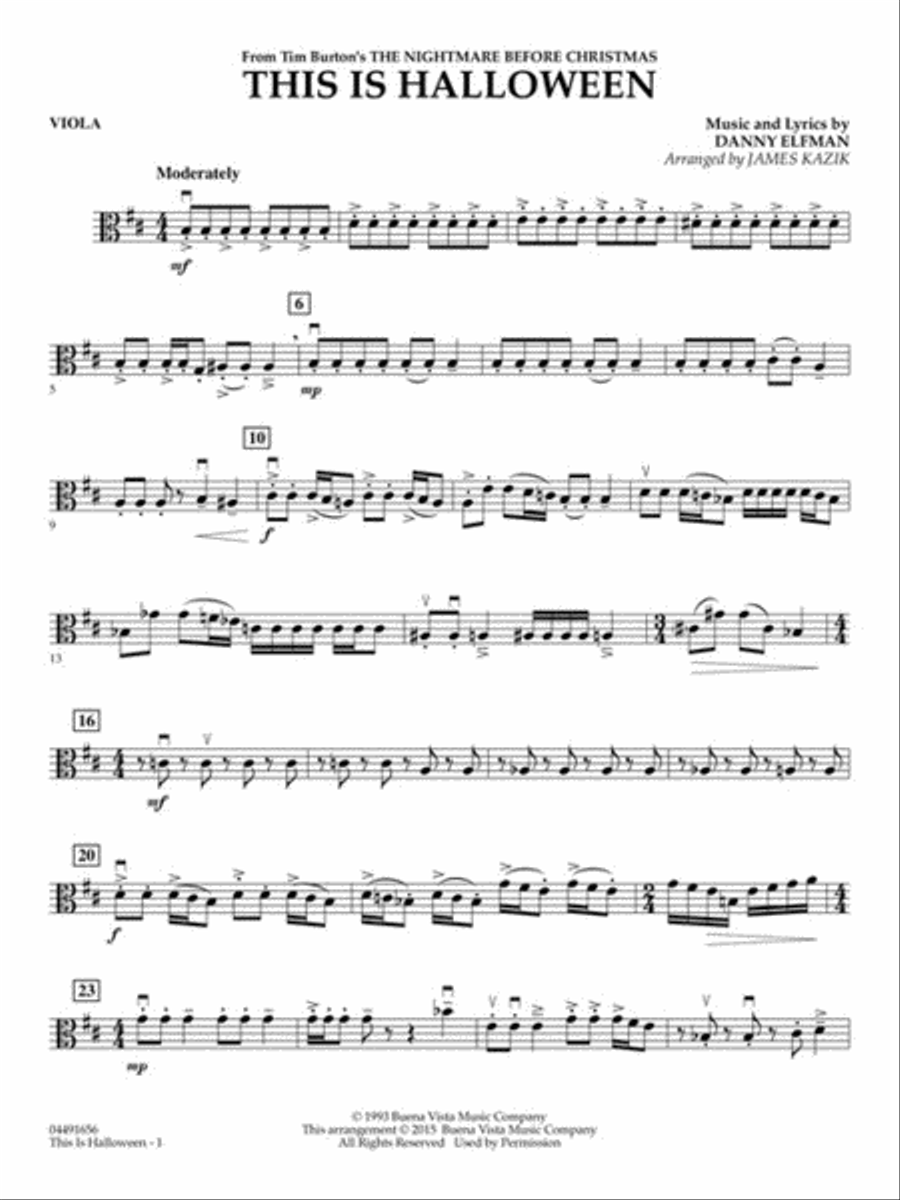 This Is Halloween This Is Halloween String Orchestra scores gallery preview page 5