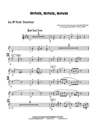 Sing, Sing, Sing: 2nd B-flat Tenor Saxophone