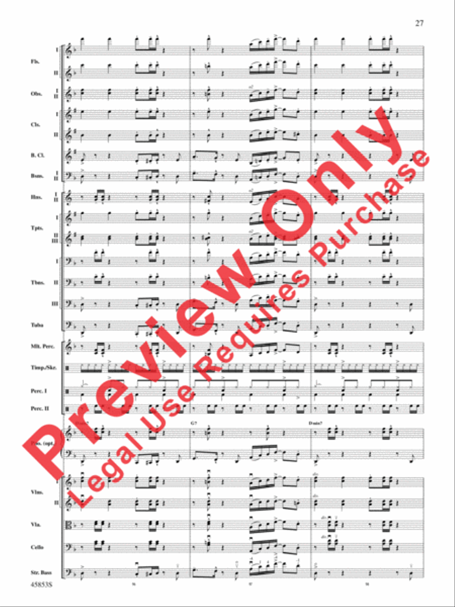 The Best of Bruno Mars Full Orchestra scores gallery preview page 27
