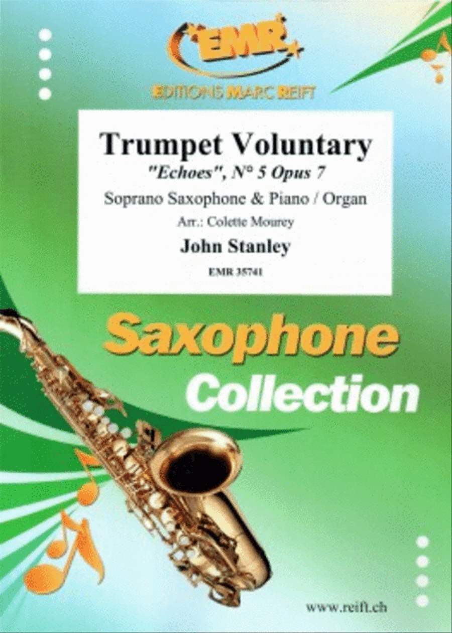 Trumpet Voluntary Soprano Saxophone scores gallery preview page 1