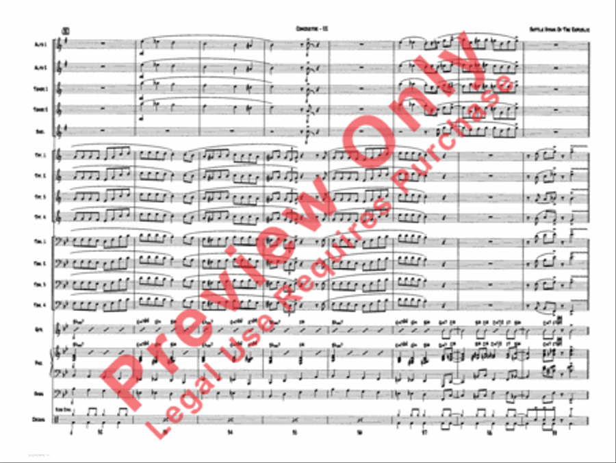 Superset #5: The Patriotic Collection (Medley) Jazz Ensemble scores gallery preview page 23