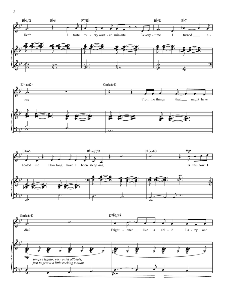 Dust And Ashes [Solo version] (from Natasha, Pierre & The Great Comet of 1812) Baritone Horn TC scores gallery preview page 2