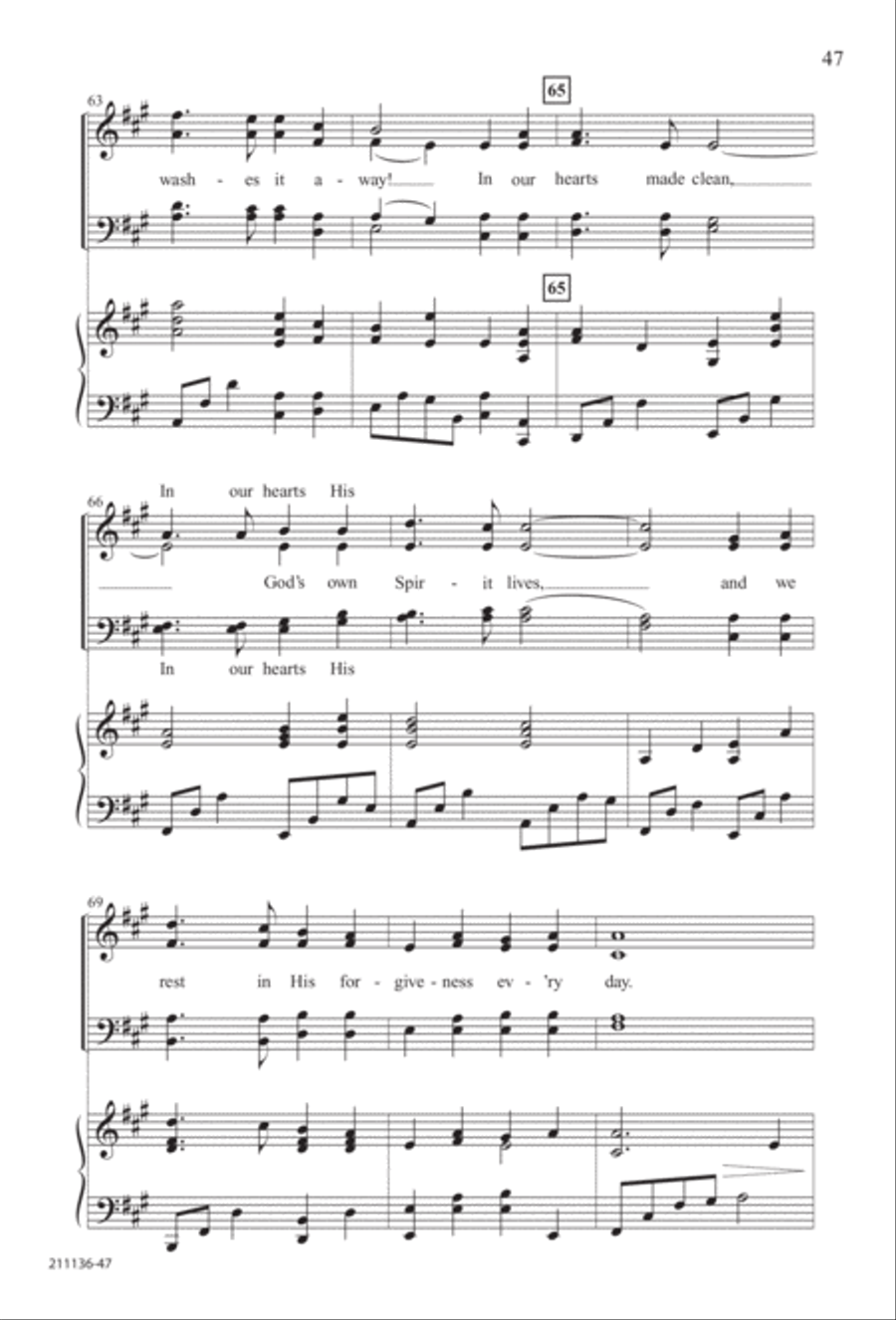 Marching to Zion Marching to Zion 4-Part scores gallery preview page 53