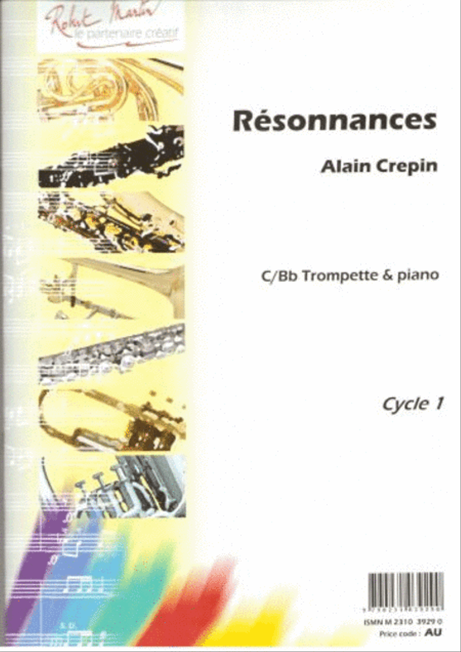 Résonance Trumpet Solo scores gallery preview page 1