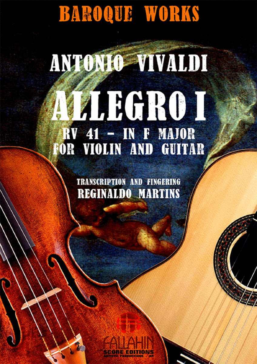 ALLEGRO I - SONATE II (IN F MAJOR - RV 41) - ANTONIO VIVALDI - FOR VIOLIN AND GUITAR image number null