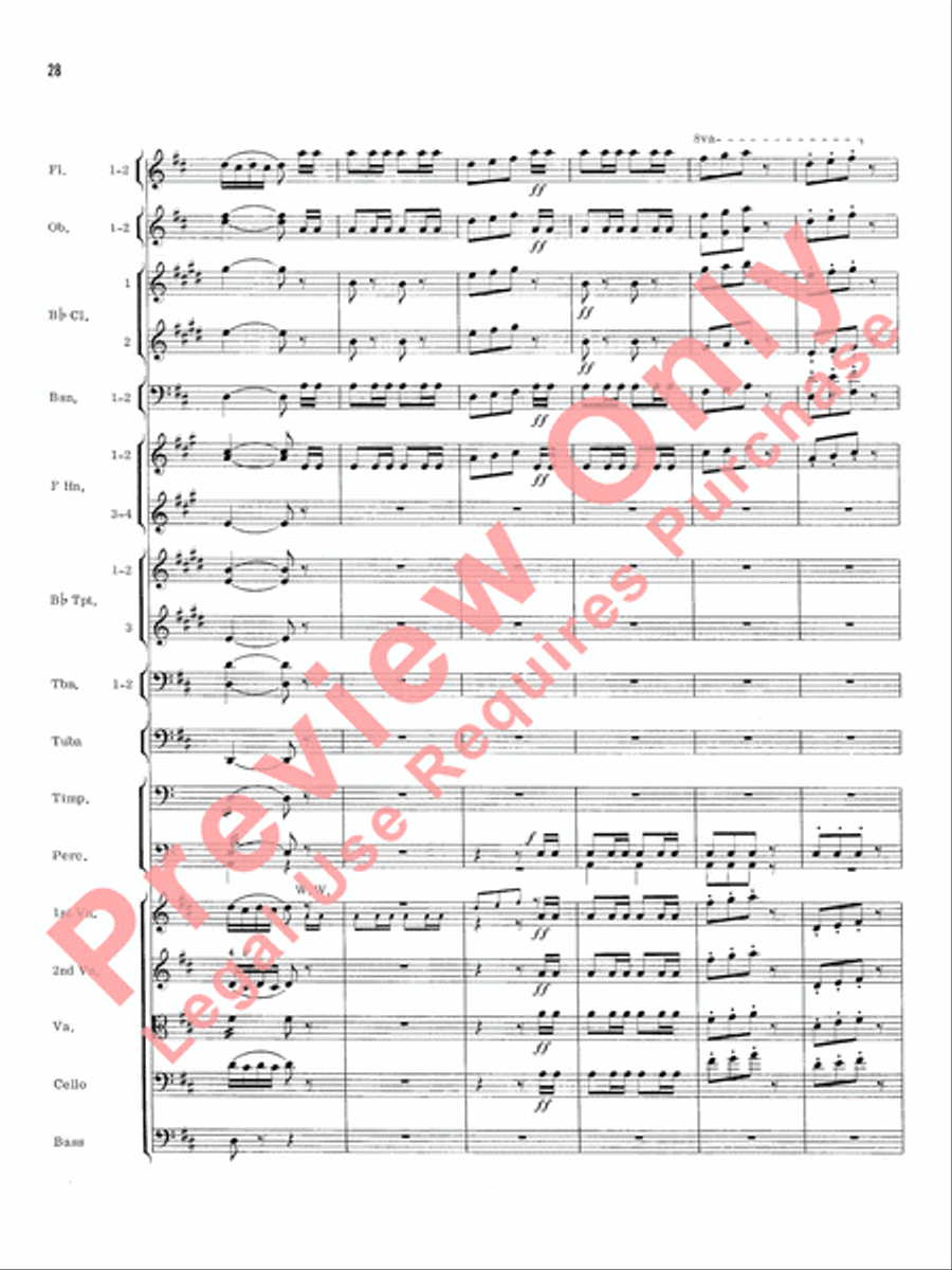 William Tell Overture Full Orchestra scores gallery preview page 31