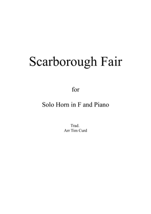 Book cover for Scarborough Fair for Solo Horn in F and Piano