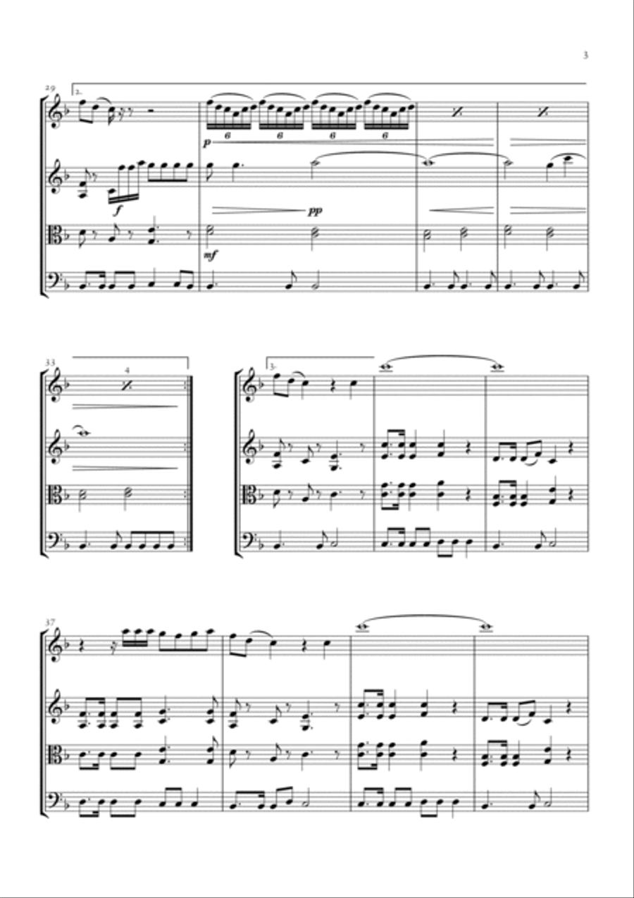 Everywhere String Quartet scores gallery preview page 3