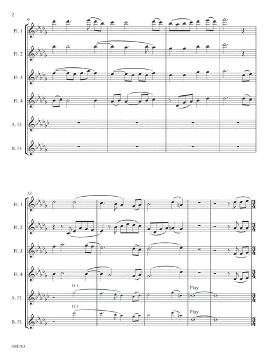 Beyond the Highest Star Beyond the Highest Star Flute Choir scores gallery preview page 5
