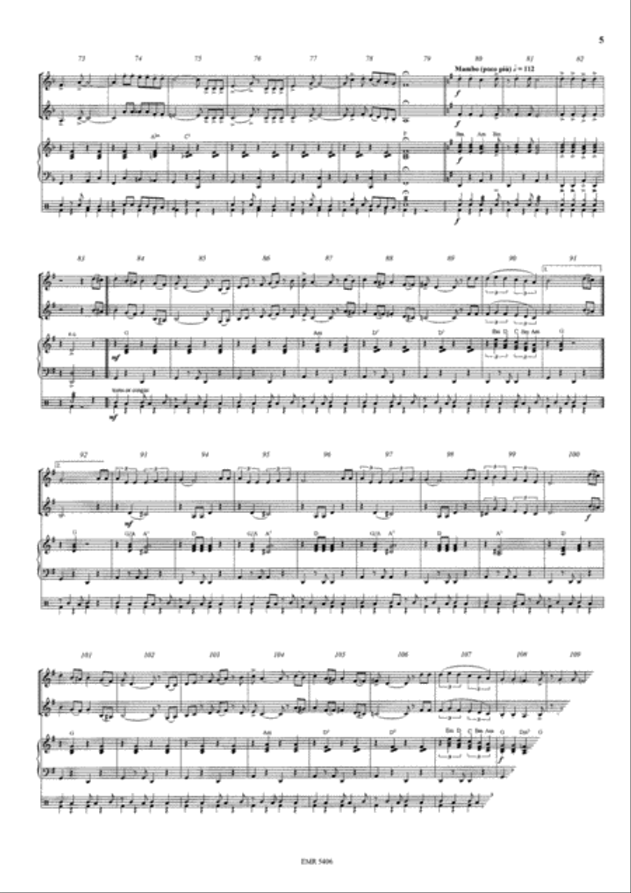 Latin Fever Brass Ensemble scores gallery preview page 5