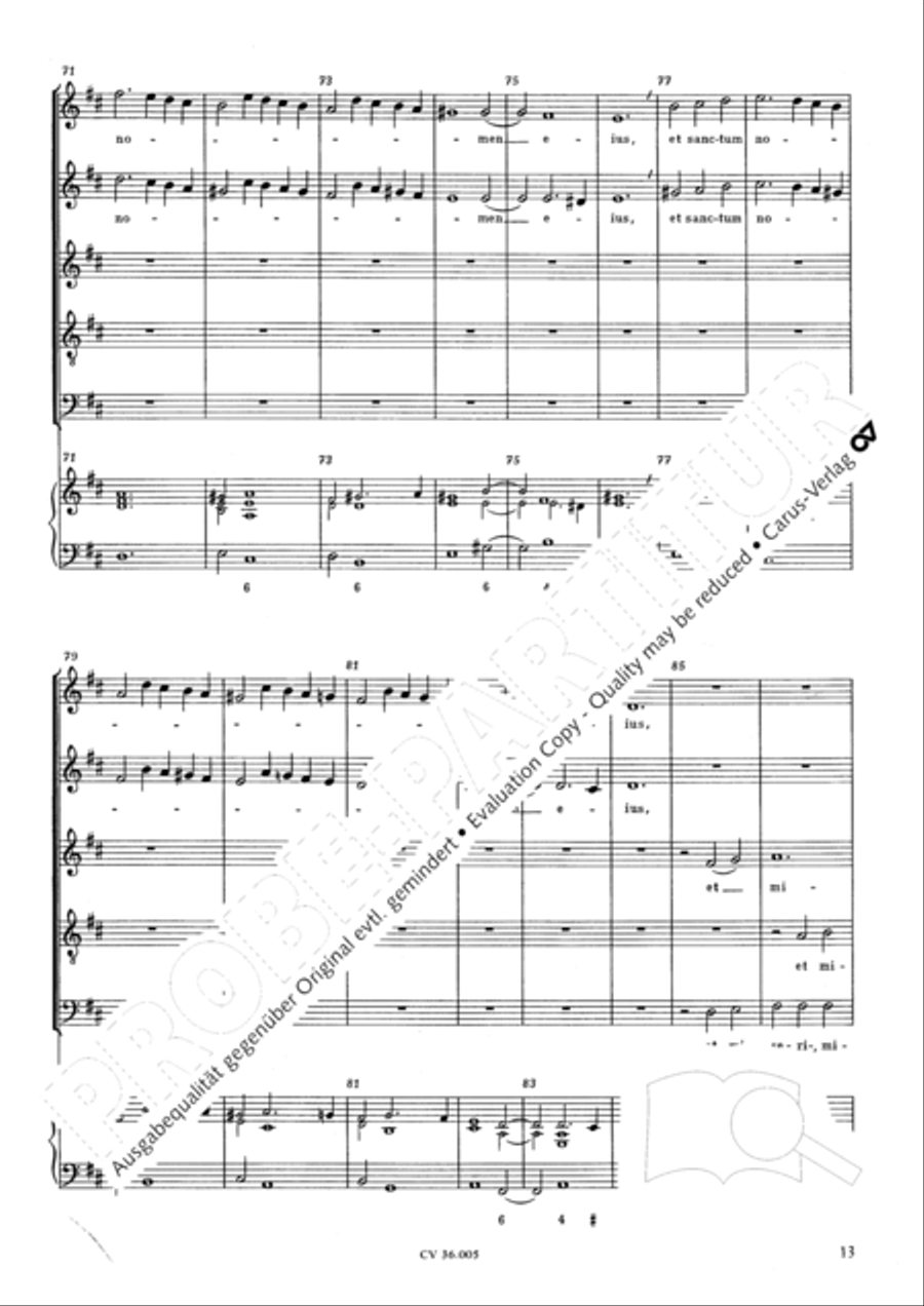 Magnificat SSATB scores gallery preview page 14