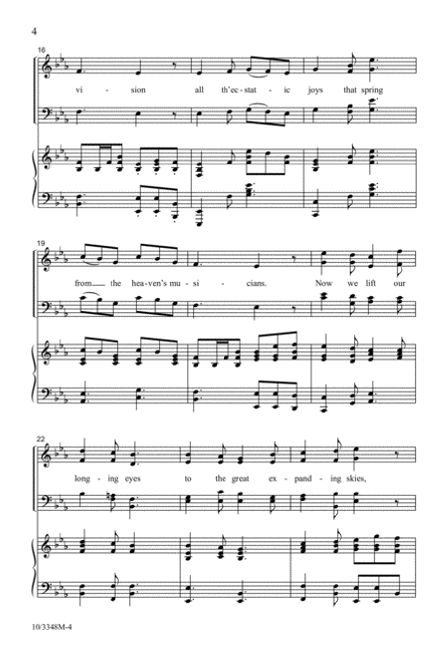 The Emerald Gates SSATB scores gallery preview page 4
