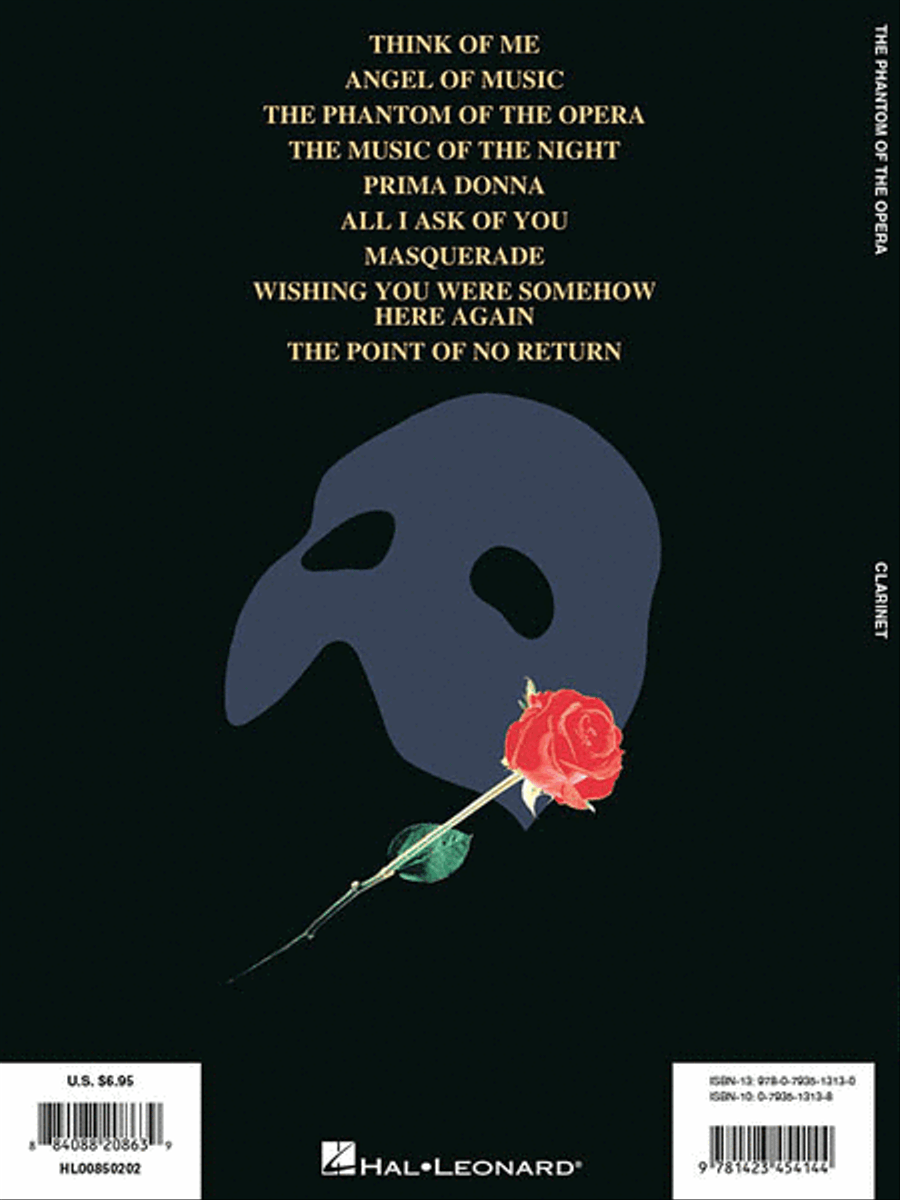 The Phantom of the Opera (Clarinet)