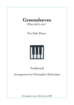 Greensleeves - Piano Solo