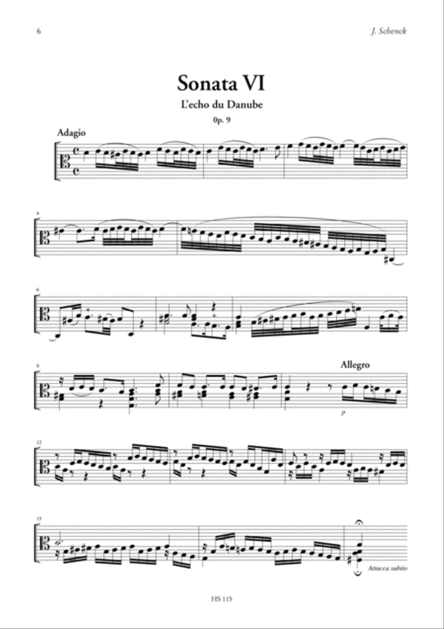 4 Sonatas for Viol 4 Sonatas for Viol Viola scores gallery preview page 3