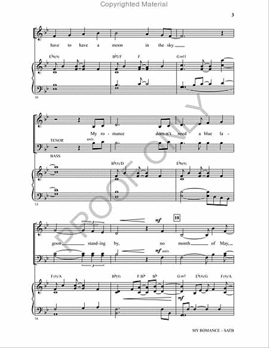 My Romance 4-Part scores gallery preview page 3