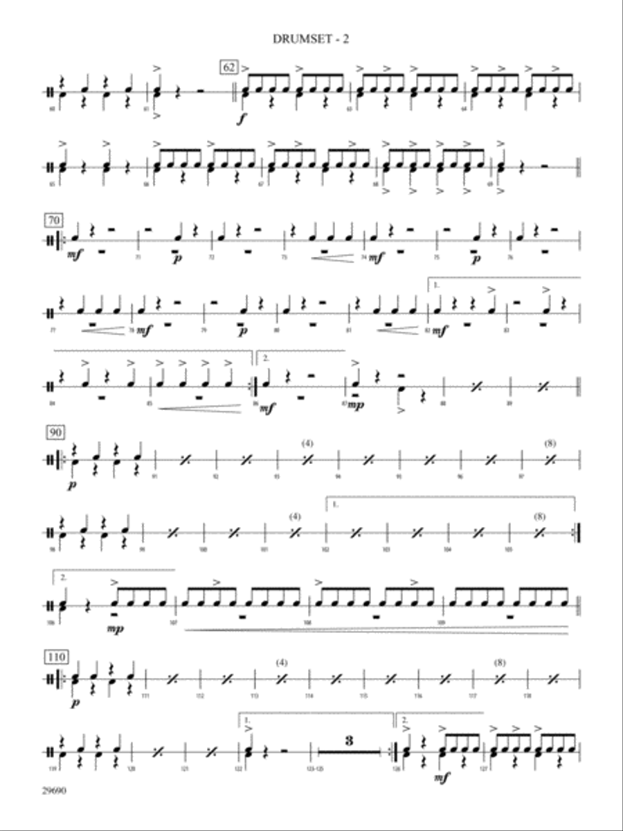 Fiddle-Faddle (for Soloist and String Orchestra): 1st Percussion String Orchestra scores gallery preview page 2