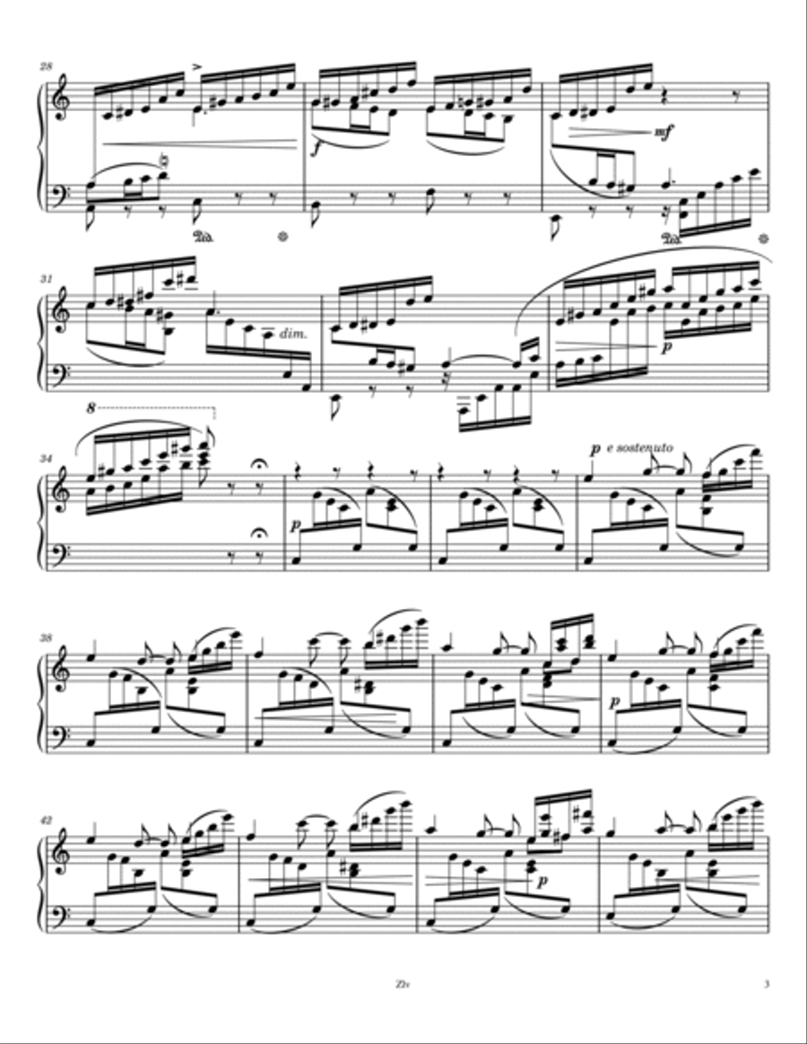 BARCAROLLE - Op.26 Piano Solo scores gallery preview page 3