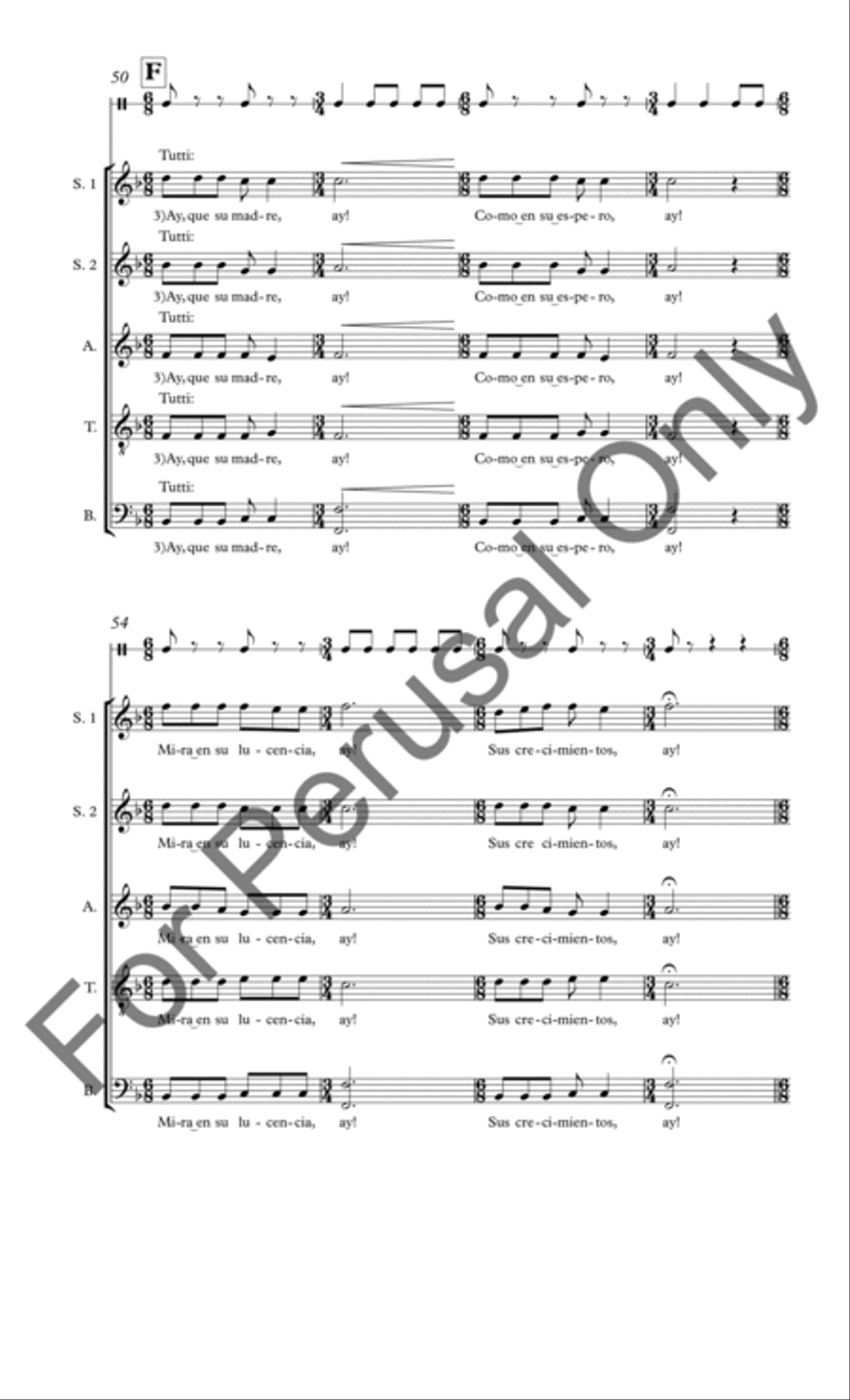 Convidando esta la noche SSATB scores gallery preview page 7