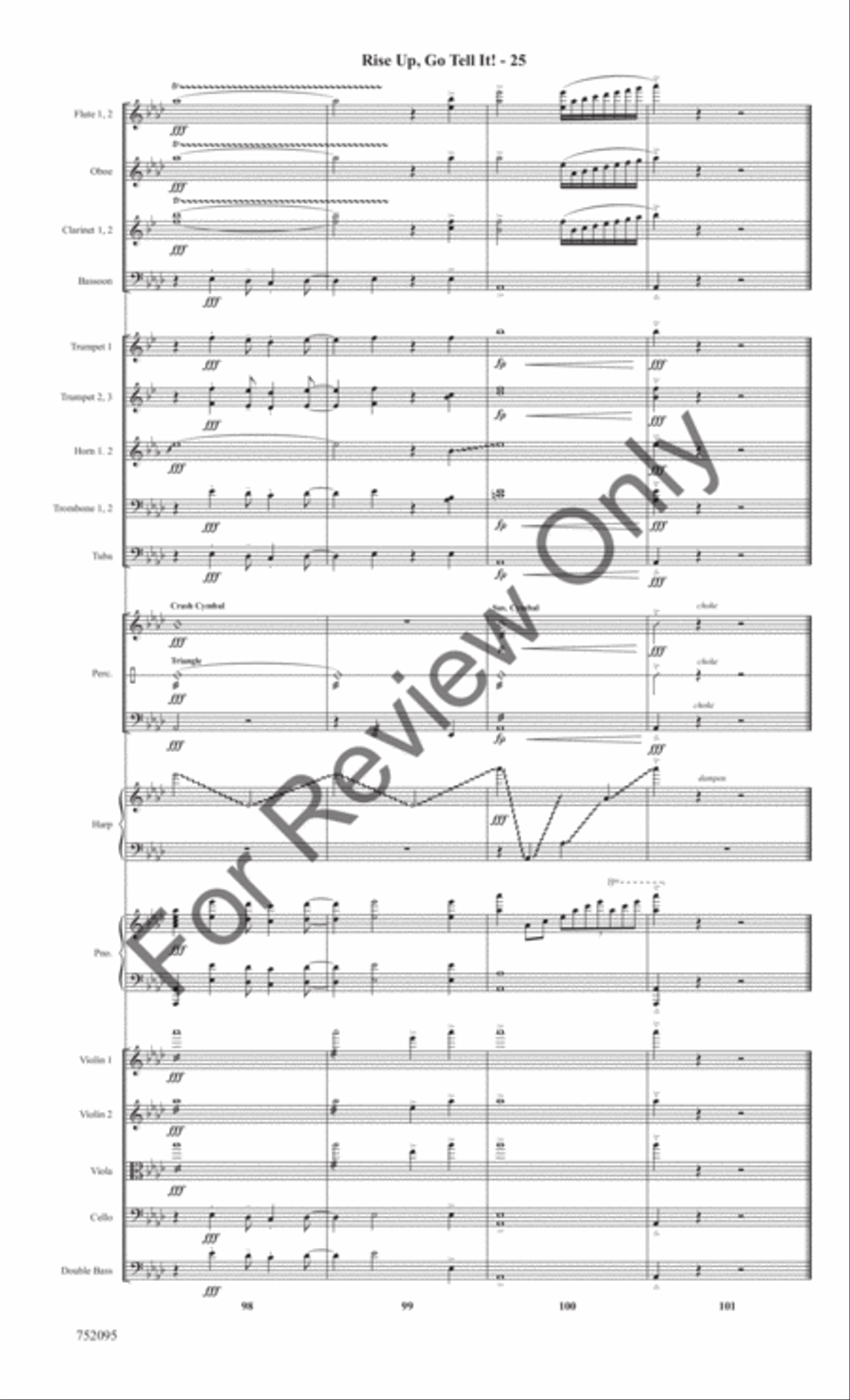 Rise Up, Go Tell It! Rise Up, Go Tell It! Full Orchestra scores gallery preview page 28