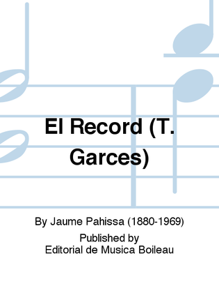El Record (T. Garces)