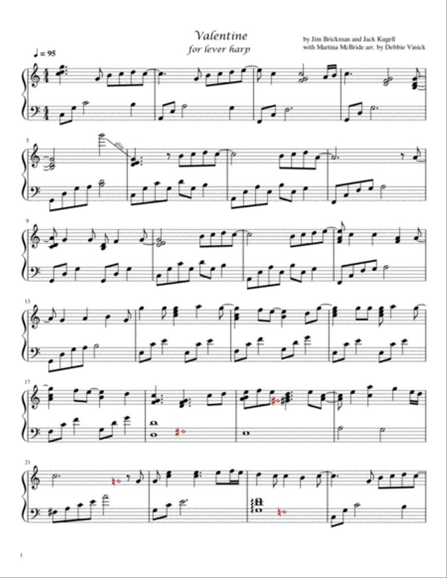 Valentine Harp scores gallery preview page 2