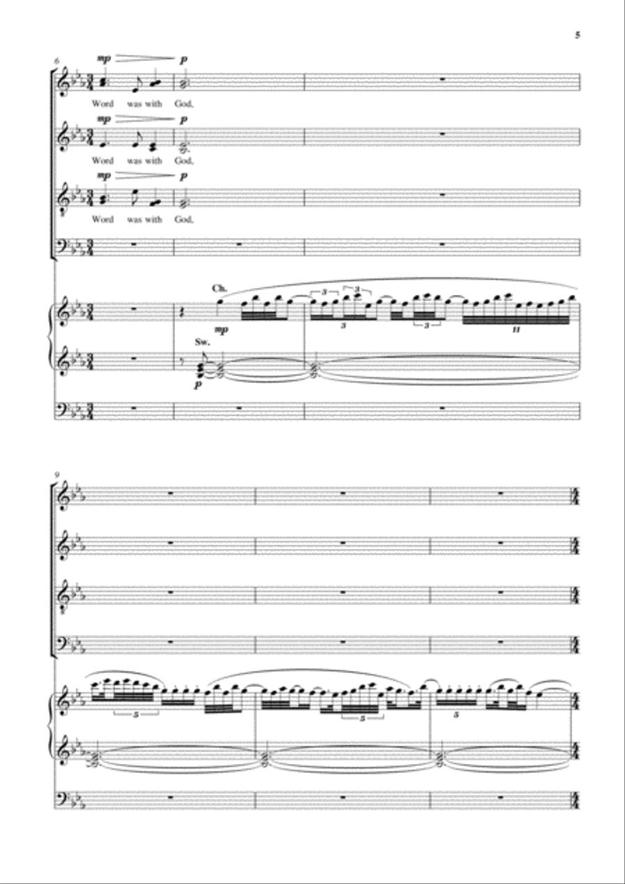 In the beginning was the Word Divisi scores gallery preview page 3