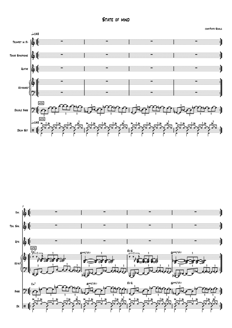 State of Mind State of Mind Jazz Ensemble scores gallery preview page 1