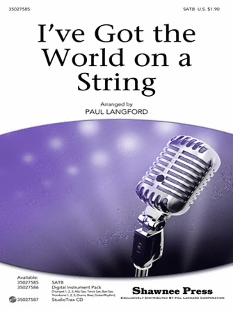 I've Got the World on a String 4-Part scores gallery preview page 1