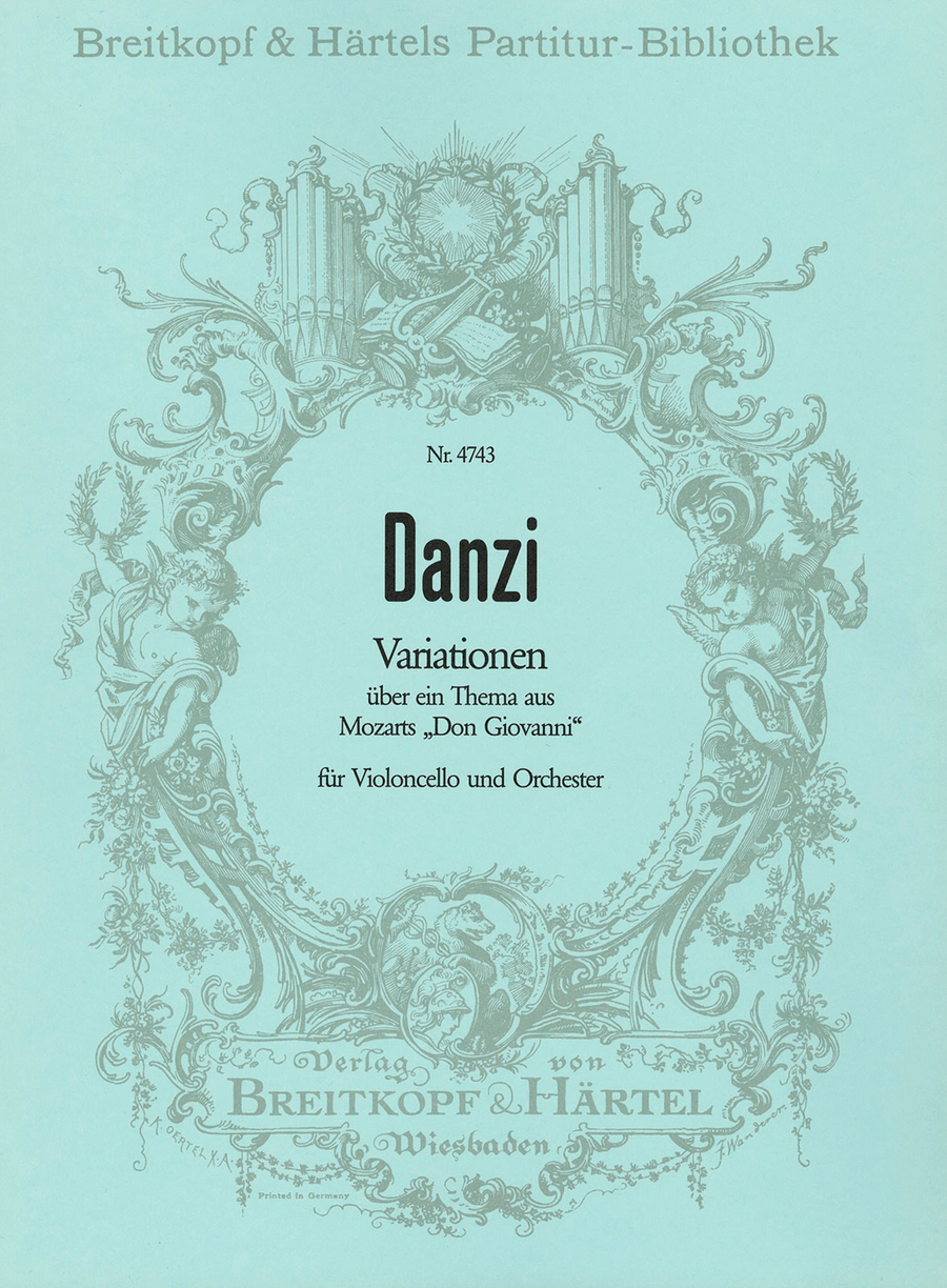 Variations on a theme from W.A. Mozart's “Don Giovanni” Orchestra scores gallery preview page 1