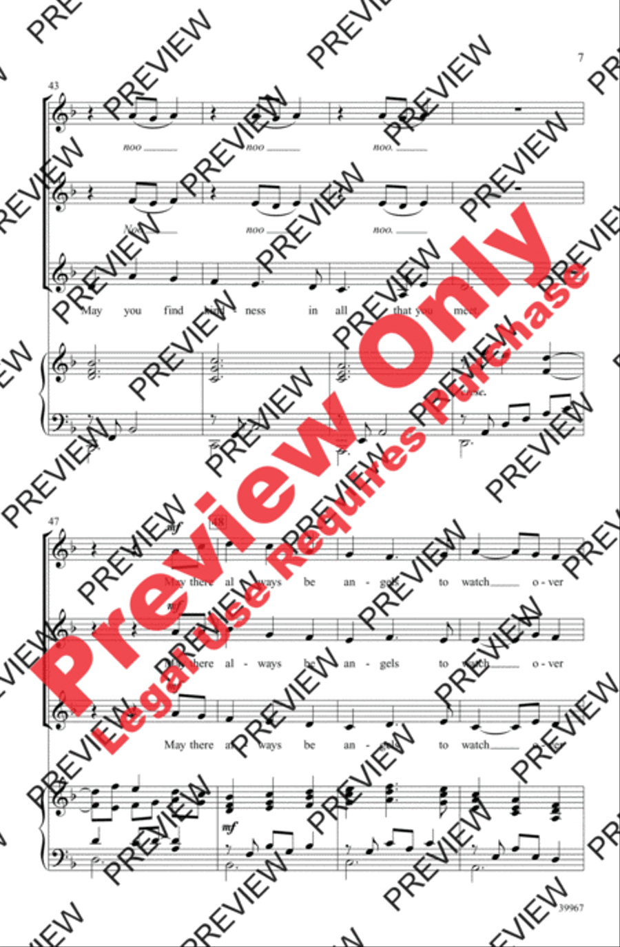 Sleepsong Sleepsong Women's Choir scores gallery preview page 7
