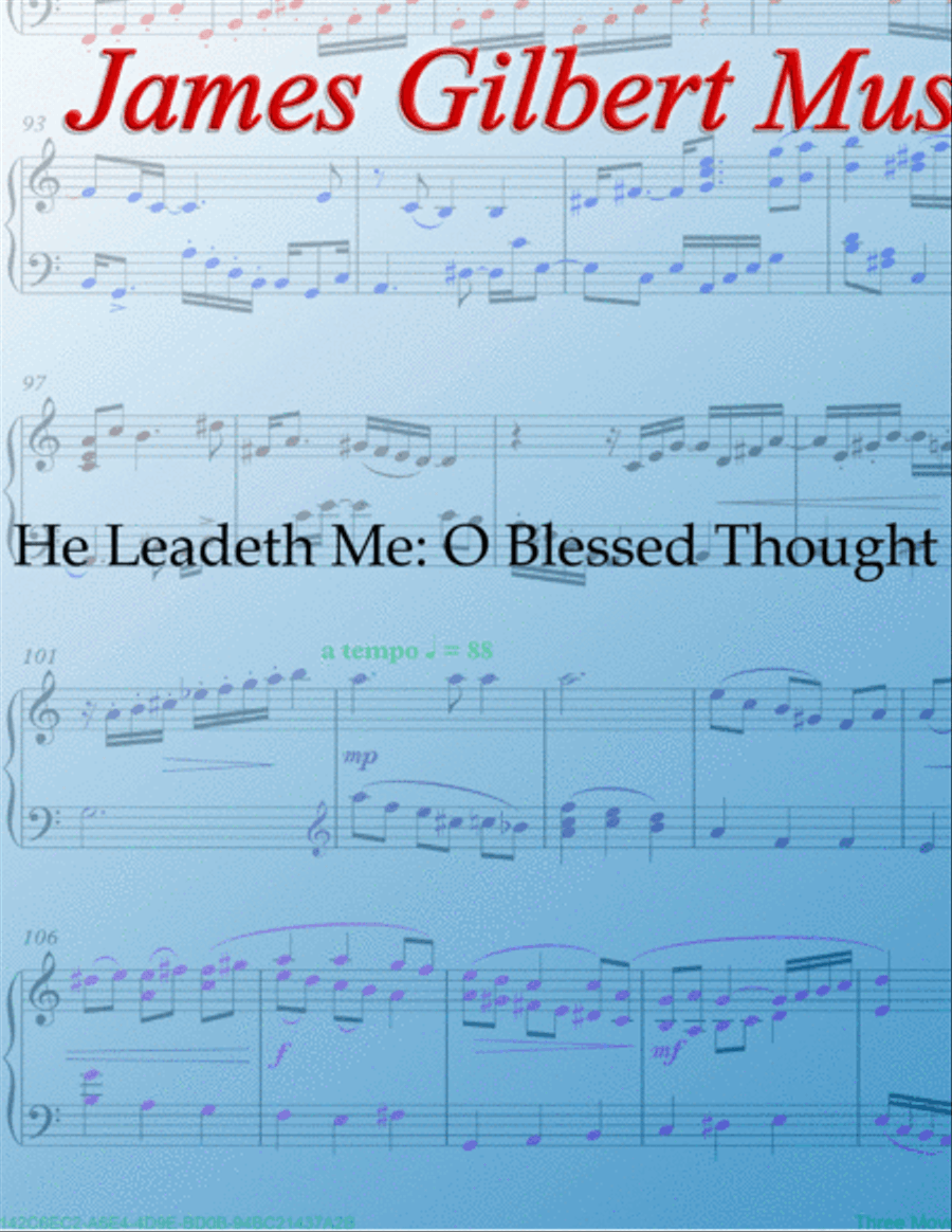 HE LEADETH ME Small Ensemble scores gallery preview page 6