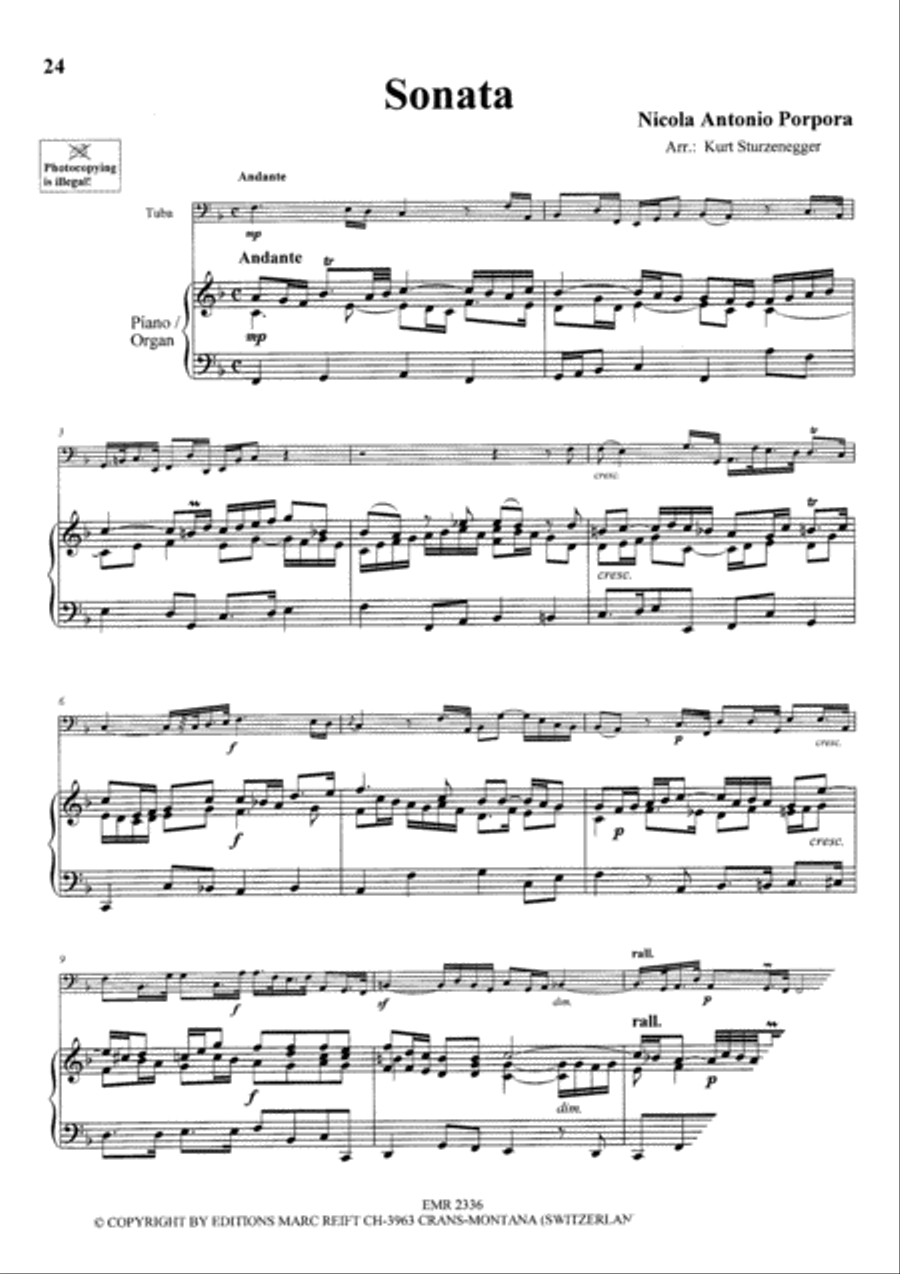 Baroque Masterpieces Tuba scores gallery preview page 8