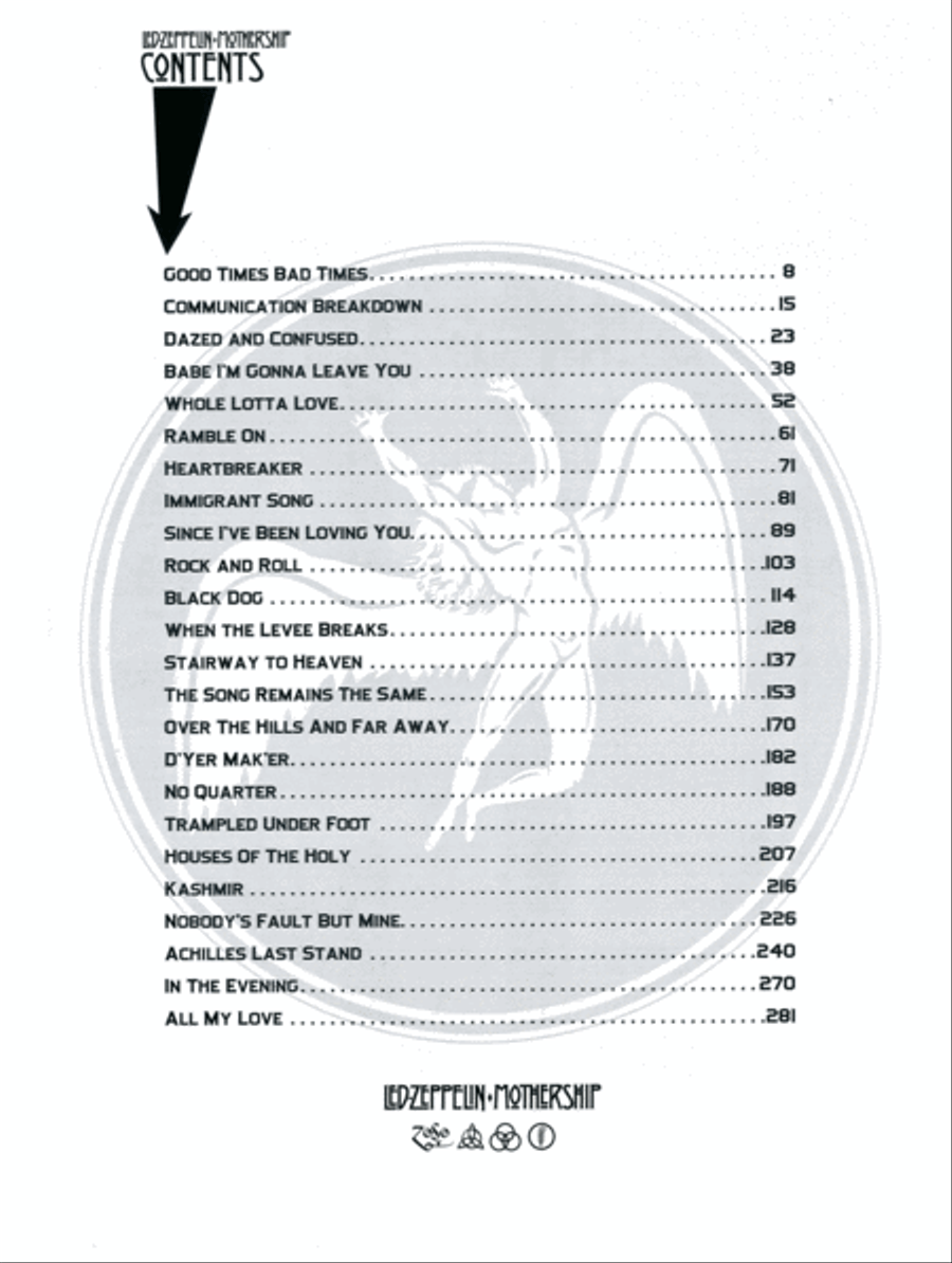 Led Zeppelin -- Mothership Electric Guitar scores gallery preview page 2