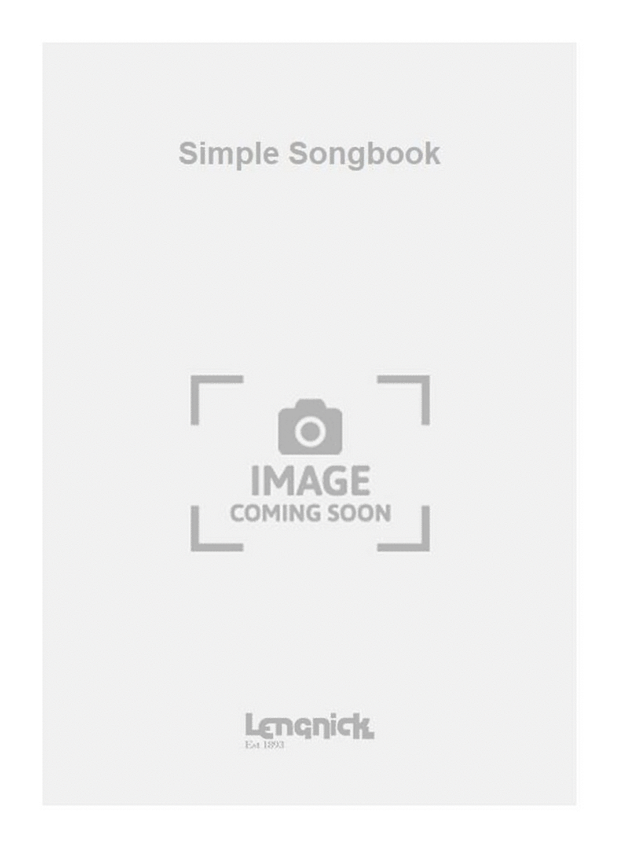 Simple Songbook Score scores gallery preview page 1