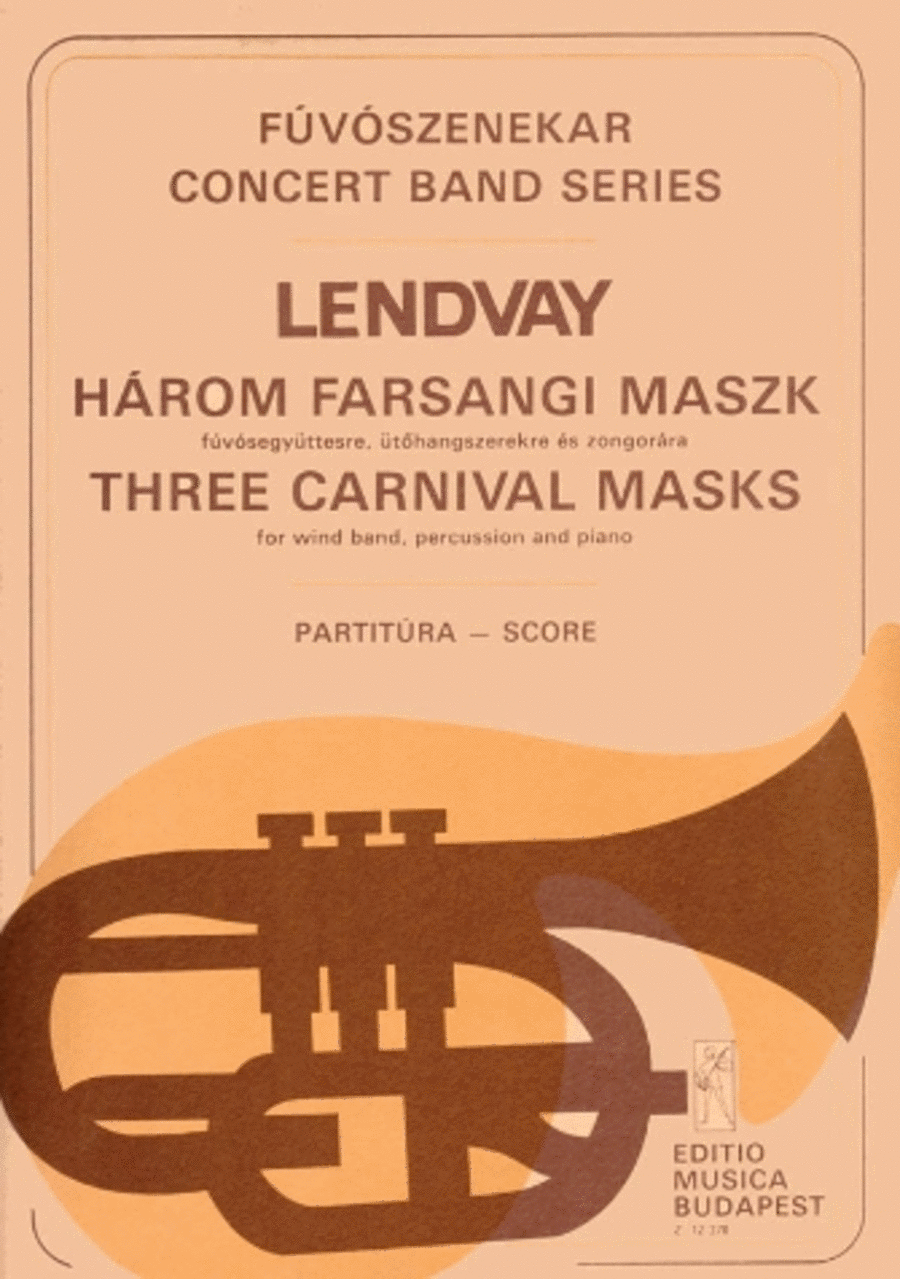 Three Carnival Masks Wind Band, Percussion and Piano