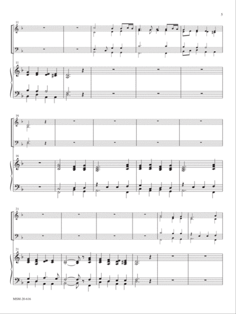 English Pavane and Galliard Organ scores gallery preview page 2