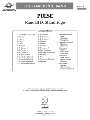 Book cover for Pulse: Score