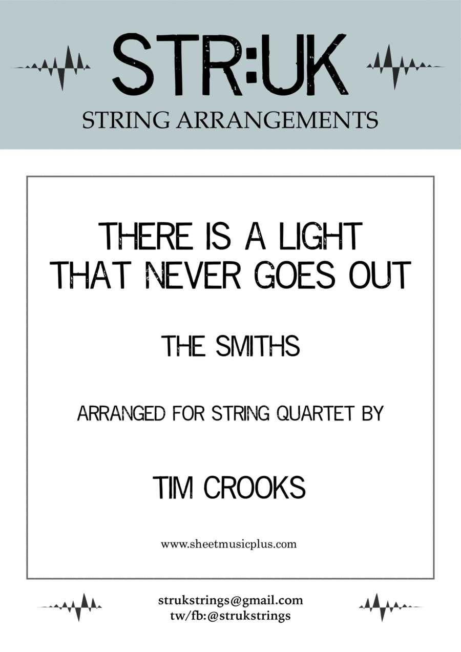 There Is A Light That Never Goes Out String Quartet scores gallery preview page 1