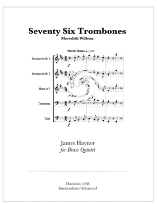 Book cover for Seventy Six Trombones