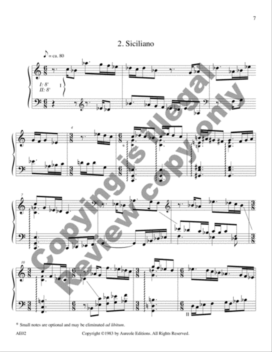 Triptych for Harpsichord Triptych for Harpsichord Harpsichord scores gallery preview page 6