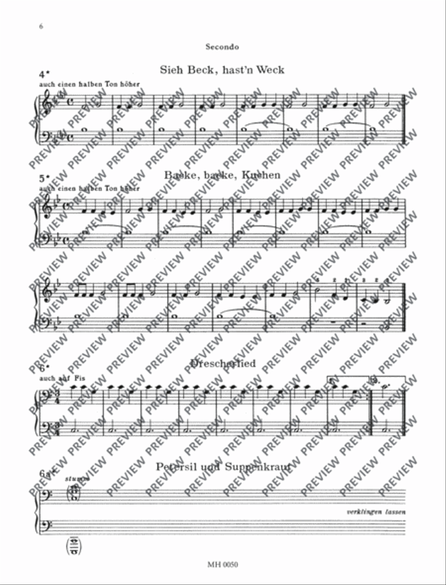Das innere Hören Piano Solo scores gallery preview page 7
